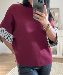 Pulls / Gilets>La boutique de Lilie PULL SOURAYA Bordeaux