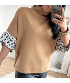 Pulls / Gilets>La boutique de Lilie PULL SOURAYA Camel