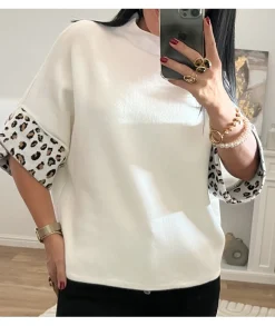 Pulls / Gilets>La boutique de Lilie PULL SOURAYA Blanc