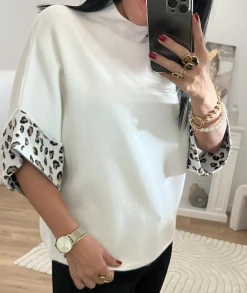 Pulls / Gilets>La boutique de Lilie PULL SOURAYA Blanc
