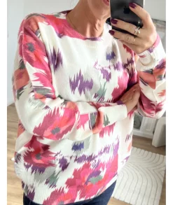 Pulls / Gilets>La boutique de Lilie PULL SYLVANIA Rose