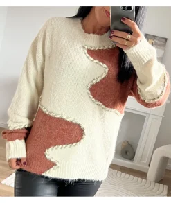 Pulls / Gilets>La boutique de Lilie PULL SYLVIA Beige