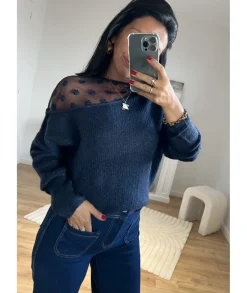 Pulls / Gilets>La boutique de Lilie PULL WANDA Marine