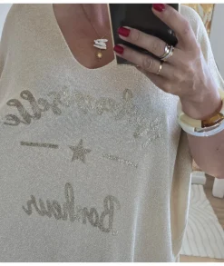 Pulls / Gilets>La boutique de Lilie PULL YAELLE Beige