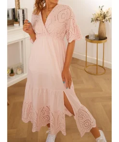Robes>La boutique de Lilie ROBE ADELE Rosepoudre