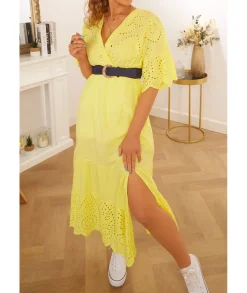 Robes>La boutique de Lilie ROBE ADELE Jaune