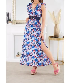 Robes>La boutique de Lilie ROBE ALEXANDRA Bleu