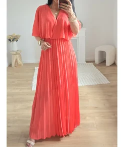 Robes>La boutique de Lilie ROBE ALICE Corail