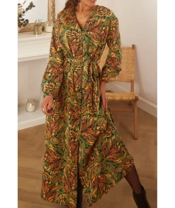 Robes>La boutique de Lilie ROBE AMBRINE LONGUE Vert