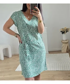 Robes>La boutique de Lilie ROBE ANEMONE Vert