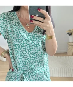 Robes>La boutique de Lilie ROBE ANEMONE Vert