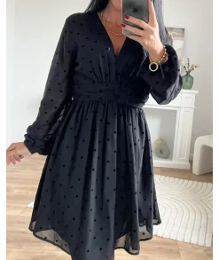 Robes>La boutique de Lilie ROBE ANGE Noir