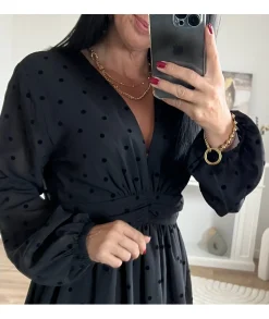 Robes>La boutique de Lilie ROBE ANGE Noir