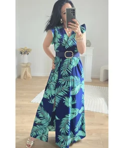 Robes>La boutique de Lilie ROBE ANGELA Marine