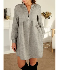 Robes>La boutique de Lilie ROBE ARIANE Gris