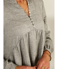 Robes>La boutique de Lilie ROBE ARIANE Gris