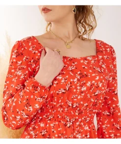 Robes>La boutique de Lilie ROBE AURELIE Rouge