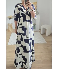 Robes>La boutique de Lilie ROBE BELLA Marine