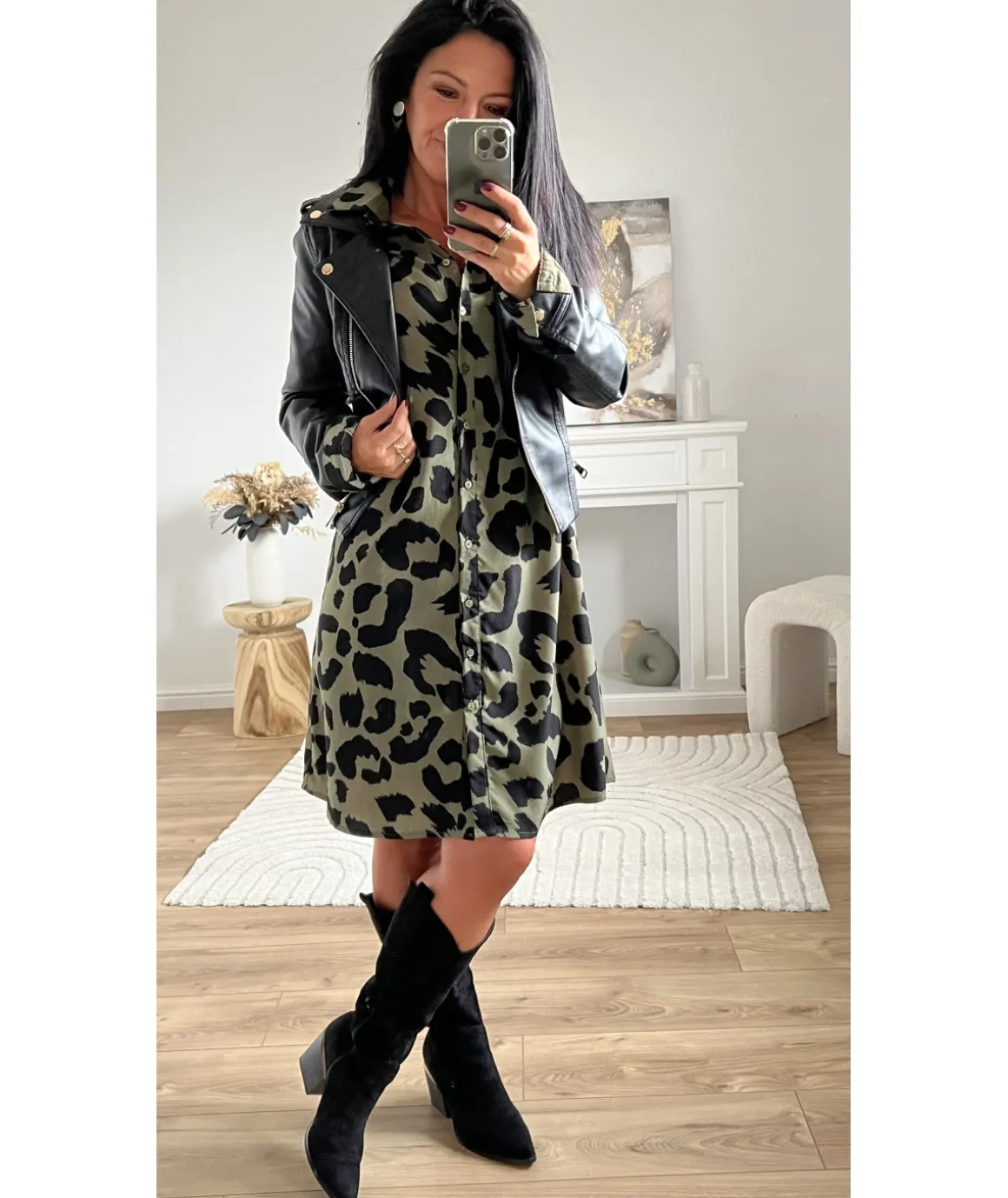 Robes>La boutique de Lilie ROBE BENOIT Kaki