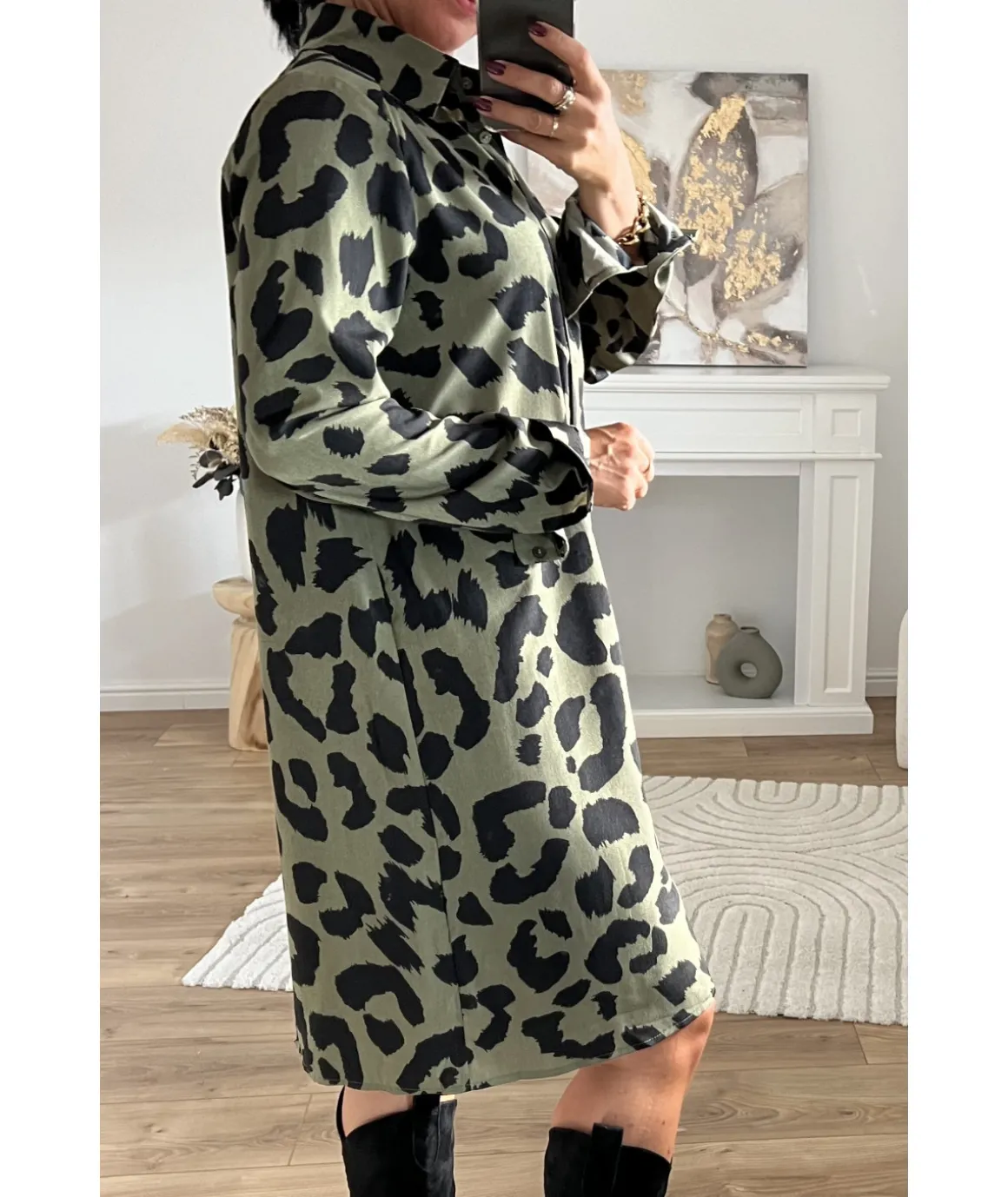 Robes>La boutique de Lilie ROBE BENOIT Kaki