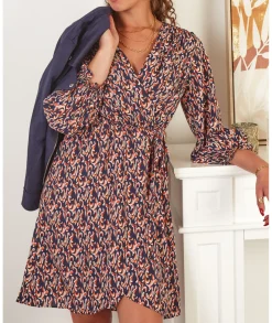 Robes>La boutique de Lilie ROBE BERNADETTE Marine