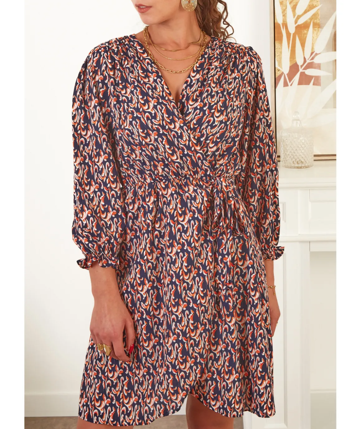 Robes>La boutique de Lilie ROBE BERNADETTE Marine