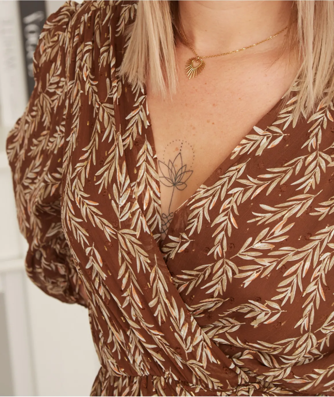 Robes>La boutique de Lilie ROBE BRIDGET Marron/brun