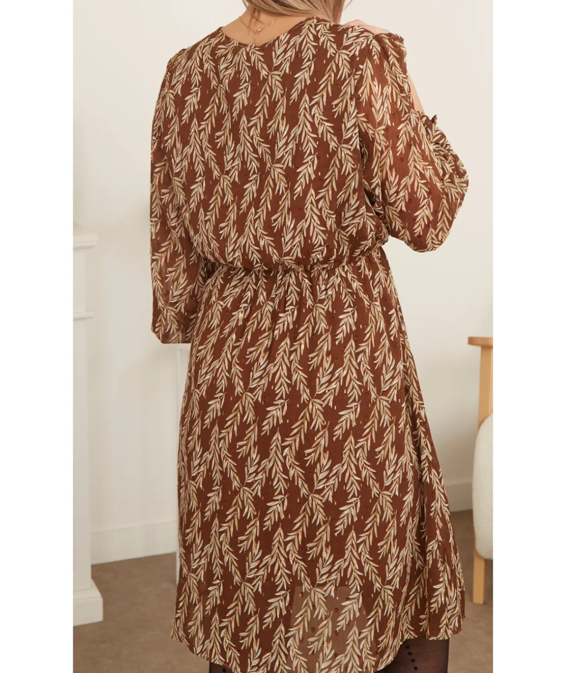Robes>La boutique de Lilie ROBE BRIDGET Marron/brun