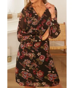 Robes>La boutique de Lilie ROBE BRUNE Noir