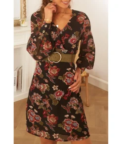 Robes>La boutique de Lilie ROBE BRUNE Noir
