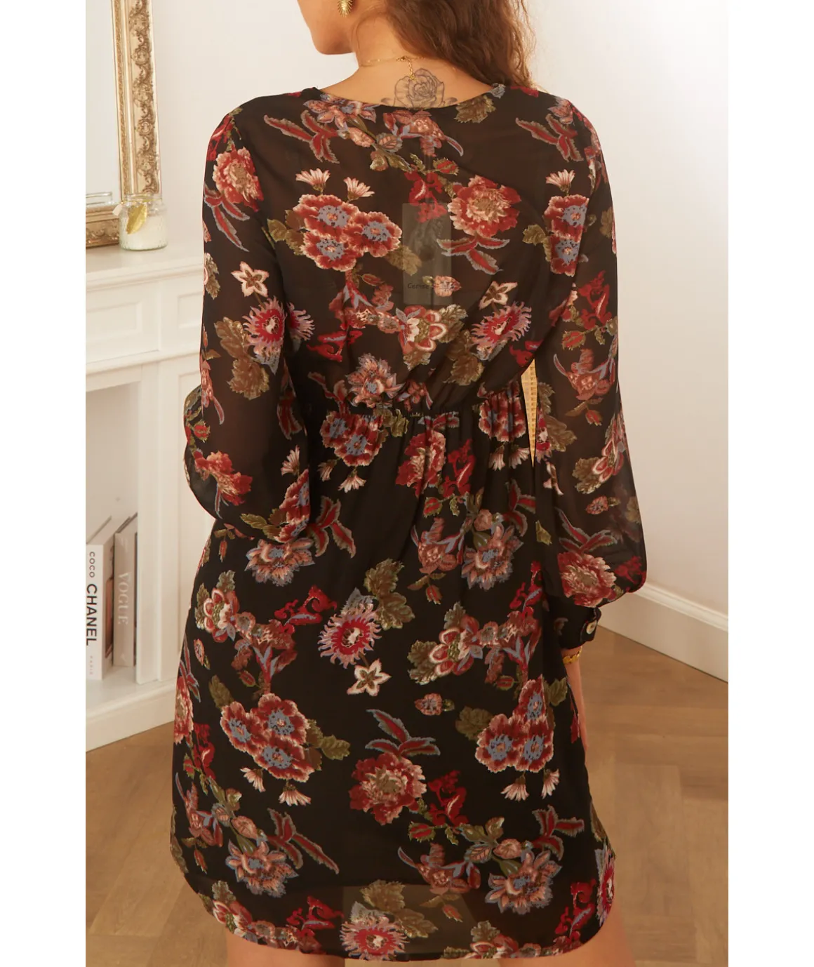 Robes>La boutique de Lilie ROBE BRUNE Noir