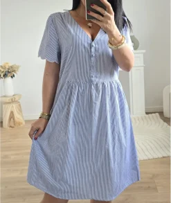 Robes>La boutique de Lilie ROBE CALIE Bleuciel
