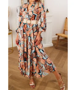 Robes>La boutique de Lilie ROBE CHLOE Camel