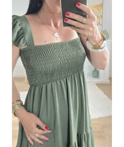 Robes>La boutique de Lilie ROBE CLAIRE Kaki
