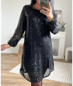 Robes>La boutique de Lilie ROBE CLARISSE Noir