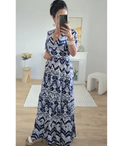 Robes>La boutique de Lilie ROBE CLEMENTINE Bleu