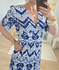 Robes>La boutique de Lilie ROBE CLEMENTINE Bleu
