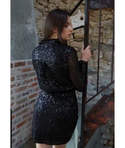 Robes>La boutique de Lilie ROBE CLOTHILDE Noir