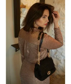 Robes>La boutique de Lilie ROBE CLOTHILDE Taupe