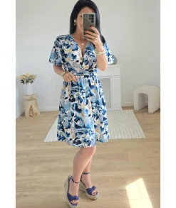 Robes>La boutique de Lilie ROBE COLETTE Bleu