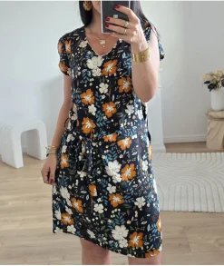 Robes>La boutique de Lilie ROBE CORALIE Marine