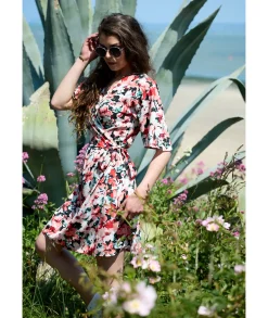 Robes>La boutique de Lilie ROBE DALIDA Rose