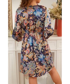 Robes>La boutique de Lilie ROBE DAPHNEE Marine