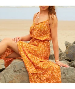 Robes>La boutique de Lilie ROBE DESY Moutarde