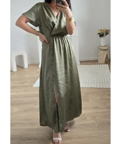 Robes>La boutique de Lilie ROBE DONATIEN Kaki