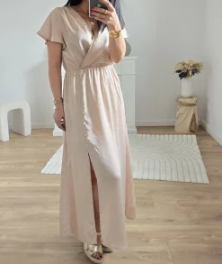 Robes>La boutique de Lilie ROBE DONATIEN Beige