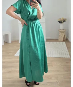 Robes>La boutique de Lilie ROBE DONATIEN Vert