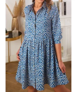 Robes>La boutique de Lilie ROBE ELSA Bleu