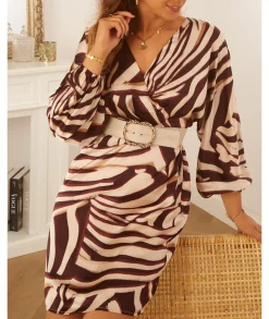 Robes>La boutique de Lilie ROBE ELYSE Marron