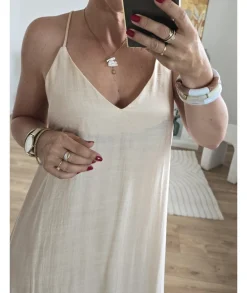 Robes>La boutique de Lilie ROBE EVELYNE Beige